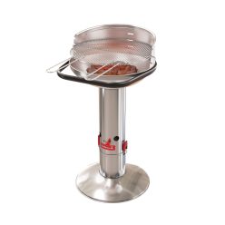 BC-CHA-1005 Barbecook BC-CHA-1005 Loewy 50 SST rozsdamentes acél faszenes grill, 51,5x56x99cm