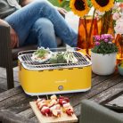 BC-CHA-1016 Barbecook BC-CHA-1016 Carlo asztali faszenes grill, sárga, 44x33x21cm