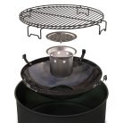 BC-CHA-1020 Barbecook BC-CHA-1020 Edson faszenes grillhordó, fekete, 47,5 átmérő