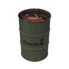BC-CHA-1022 Barbecook BC-CHA-1022 Edson faszenes grillhordó, zöld, 47,5cm átmérő
