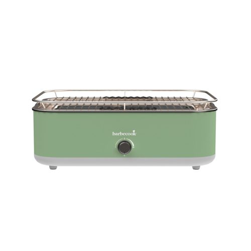 BC-ELE-1002 Barbecook BC-ELE-1002 E-Carlo elektromos asztali grill, zöld, 42,5x33x16,5cm