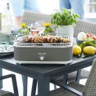 BC-ELE-1003 Barbecook BC-ELE-1003 E-Carlo elektromos asztali grill, szürke, 42,5x33x16,5cm