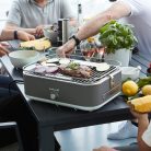 BC-ELE-1003 Barbecook BC-ELE-1003 E-Carlo elektromos asztali grill, szürke, 42,5x33x16,5cm