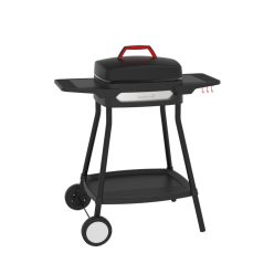 BC-ELE-4001 Barbecook BC-ELE-4001 Alexia 5111 elektromos grill, oldalsó asztal, kerék, fekete, 84x5
