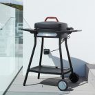BC-ELE-4001 Barbecook BC-ELE-4001 Alexia 5111 elektromos grill, oldalsó asztal, kerék, fekete, 84x5