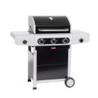 BC-GAS-2018 Barbecook BC-GAS-2018 Siesta 310 Black Edition gázgrill, oldalégővel, 124x56x120cm