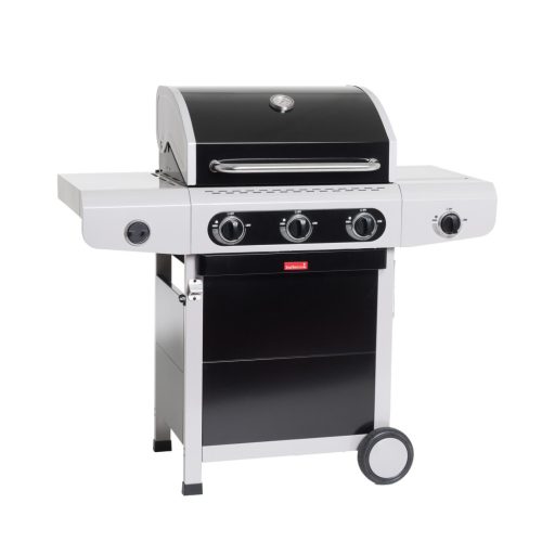 BC-GAS-2018 Barbecook BC-GAS-2018 Siesta 310 Black Edition gázgrill, oldalégővel, 124x56x120cm