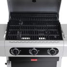BC-GAS-2018 Barbecook BC-GAS-2018 Siesta 310 Black Edition gázgrill, oldalégővel, 124x56x120cm