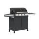 BC-GAS-2036 Barbecook BC-GAS-2036 Stella 3201 gázgrill, tárolóval, oldalégővel, 174x59x119cm