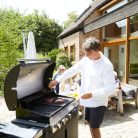 BC-GAS-2036 Barbecook BC-GAS-2036 Stella 3201 gázgrill, tárolóval, oldalégővel, 174x59x119cm