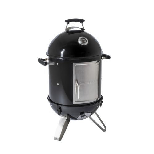 BC-SMO-5017 Barbecook BC-SMO-5017 Oskar S zománcozott füstölő és grill, fekete, átmérő 40cm