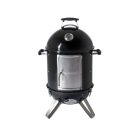 BC-SMO-5017 Barbecook BC-SMO-5017 Oskar S zománcozott füstölő és grill, fekete, átmérő 40cm