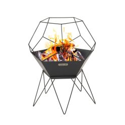BC-WOO-6013 Barbecook BC-WOO-6013 Jura tűzrakó kosár, festett acéllemez, 60x60x75cm