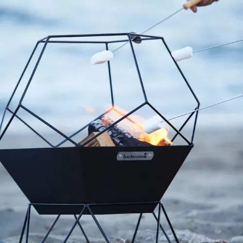 BC-WOO-6013 Barbecook BC-WOO-6013 Jura tűzrakó kosár, festett acéllemez, 60x60x75cm