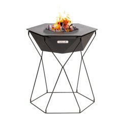 BC-WOO-6016 Barbecook BC-WOO-6016 Rila tűzkosár és grill, 80x75x71cm