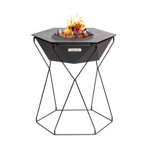 BC-WOO-6016 Barbecook BC-WOO-6016 Rila tűzkosár és grill, 80x75x71cm
