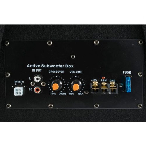 BS_10_A SAL BS 10/A aktív szubláda, 200 W, 250 mm hangszóró, polipropilén kónusz, 4 Ohm, 340 x 310 