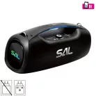 BT9000 SAL BT9000 hordozható boombox, vezeték nélküli hangszóró, 100 W, IPX5, BT TWS, AUX, USB/micr