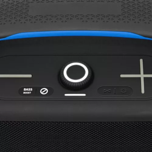 BT9000 SAL BT9000 hordozható boombox, vezeték nélküli hangszóró, 100 W, IPX5, BT TWS, AUX, USB/micr