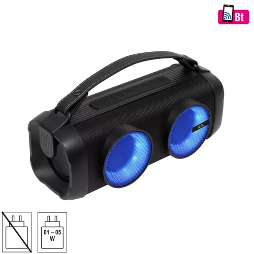 BT_3000 SAL BT 3000 hordozható bluetooth kihangosító, 2 x 16 W, sztereó boombox, USB, beépített mik