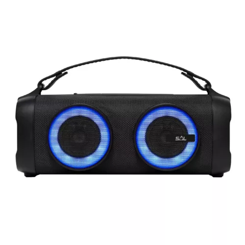 BT_3000 SAL BT 3000 hordozható bluetooth kihangosító, 2 x 16 W, sztereó boombox, USB, beépített mik