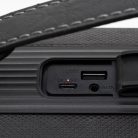 SAL BT 3000 boombox, vezeték nélküli hangszóró, hordozható bluetooth kihangosító, 2 x 16 W, sztereó boombox, USB, beépített mikrofon, RGB LED, ~4,5 óra üzemidő