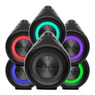 SAL BT 5000 hordozható BoomBox, 2 x 25 W, sztereó, Bluetooth, FM rádió, USB, microSD, beépített mikrofon, RGB LED, ~30 óra üzemidő