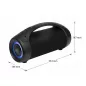 BT_5000 SAL BT 5000 hordozható bluetooth kihangosító, 2 x 25 W, sztereó boombox, FM rádió, USB, mic