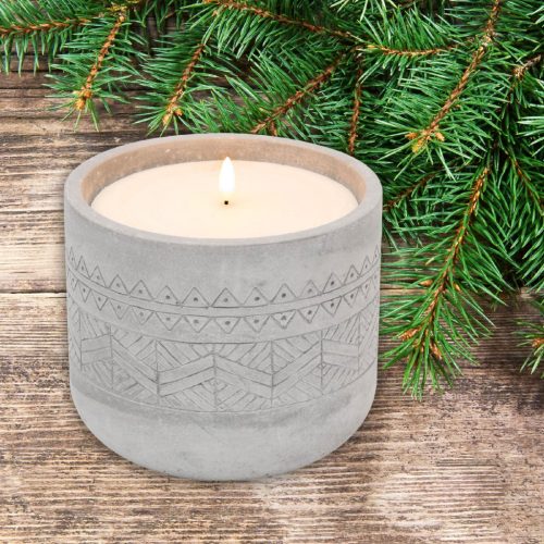 CDL_17 Home CDL 17 LED-es kőmécses, valódi viasz, LED, ismétlődő időzítés, 14 cm magas