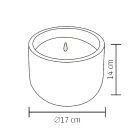 HOME CDL 17 LED-es kőmécses, valódi viasz, LED, ismétlődő időzítés, 14 cm magas
