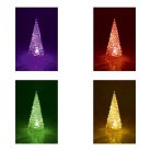 HOME CDM 12 LED-es fenyőfa asztali dísz, 12cm, 3D akril dekoráció