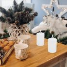 CDO_1 Home CDO 1 LED-es gyertya, melegfehér LED, műanyag, 3 funkció, kültéri, beltéri