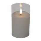 HOME CD 1 LED-es gyertya, állófényű LED, műanyag, 3 funkció