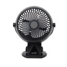 HOME CLF 10/BK csíptetős, akkumulátoros ventilátor, 3 fokozat, 10 cm-es lapátátmérő, állítható fejrész, 1800 mAh Li-ion akkumulátor, fekete