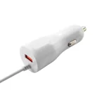 CNE-CCA033W CANYON CNE-CCA033W autós töltő, Lightning kábellel, 1db USB port, 12-24 V