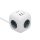 CUBE2 Home CUBE2 kocka elosztó, max. 3680 W, USB töltő, 3 aljzat gyermekvédelemmel, 1,5 m hosszú ve