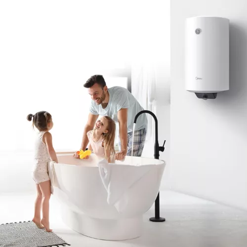 D100-15FG MIDEA D100-15FG elektromos vízmelegítő, bojler, 1500 W, 100 liter, zománcozott víztartály