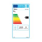 D80-20ED6 MIDEA D80-20ED6 SMART elektromos vízmelegítő, bojler, 2000 W, 74 liter, applikációval vez