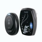 HOME DB112AC vezeték nélküli csengő, 100m hatótáv, 36 dallam, többszólamú hangzás, 4 lépcsős hangerő, kék LED visszajelző, 230V-os tápellátás