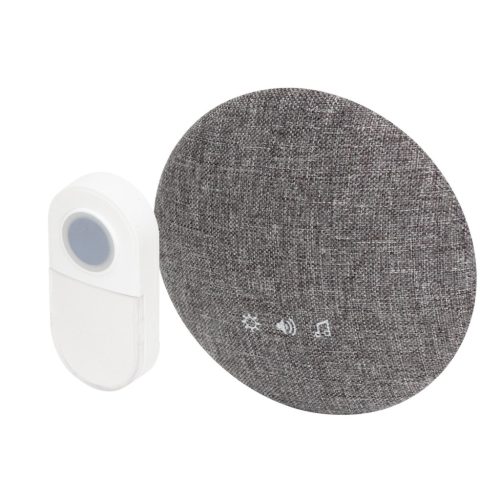 DB1401DC Home DB1401DC vezeték nélküli csengő, 150m hatótáv, IP44 védett nyomógomb, 38 dallam