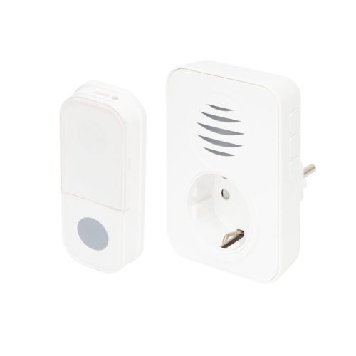 DBA1101AC Home DBA1101AC vezeték nélküli csengő, elemes nyomógomb, max 150m hatótáv, 38 dallam, IP4