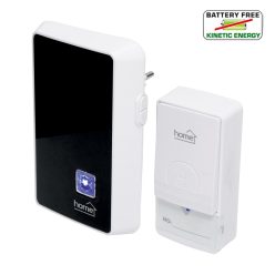 DBK_1000AC Home DBK 1000AC vezeték nélküli csengő, elem nélküli, 100m hatótáv, 20 dallam, 3-fokozat