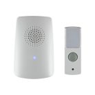 HOME DB 1001DC vezeték nélküli csengő, 100m hatótáv, 8 dallam, kék fényjelzés, 256 digitális kód, elemes kivitel, IP 44 védett nyomógomb