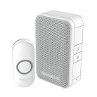 Honeywell HOME DC311NP2 vezeték nélküli csengő, 150m hatótávolság, 4 dallam, IP55 védett nyomógomb, 230V tápellátás