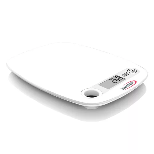 DKS-1064_W HAUSER DKS-1064 W konyhai mérleg, max. 5kg, tára funkció, LCD kijelző, 1 g-os pontosság,