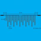 DLFJ_400_WH Home DLFJ 400/WH LED-es fényfüggöny, 10 m / 400 db hidegfehér LED, állófényű, fehér vez