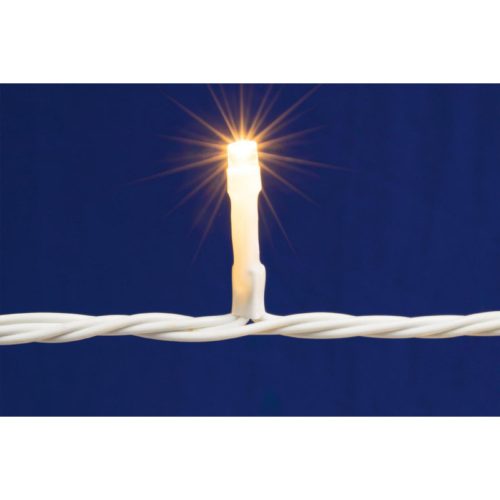 DLFJ_400_WW Home DLFJ 400/WW LED-es fényfüggöny, 10 m / 400 db melegfehér LED, állófényű, fehér vez