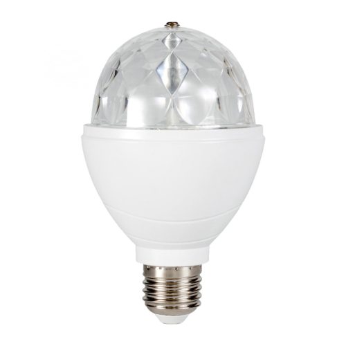 HOME DL 4/27 LED diszkólámpa, 360°forgó búra, 3 x 1 W RGB LED