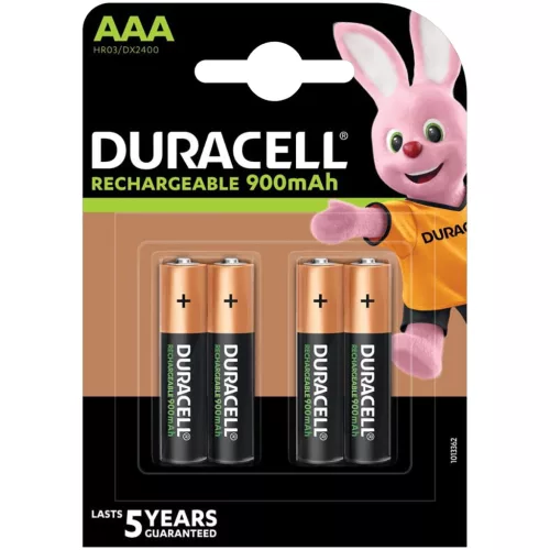 Duracell_HR03 Duracell HR03 10PP110048 AAA NiMH akkumulátor, 1,2 V feszültség, 900 mAh kapacitás, 4