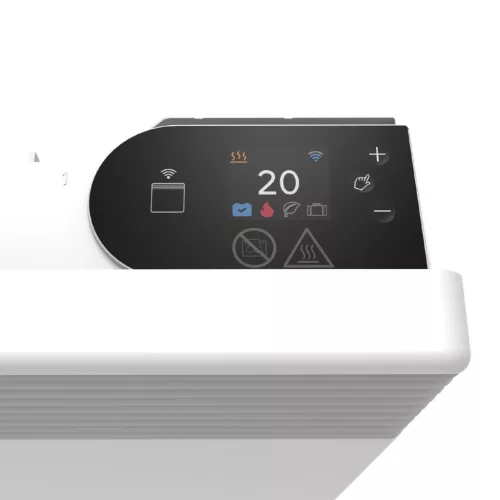 E179113 Noirot E179113 Spot WIFI 1000 BL konvektor fűtőtest, 1000 W, alumínium fűtőelem, falra szer